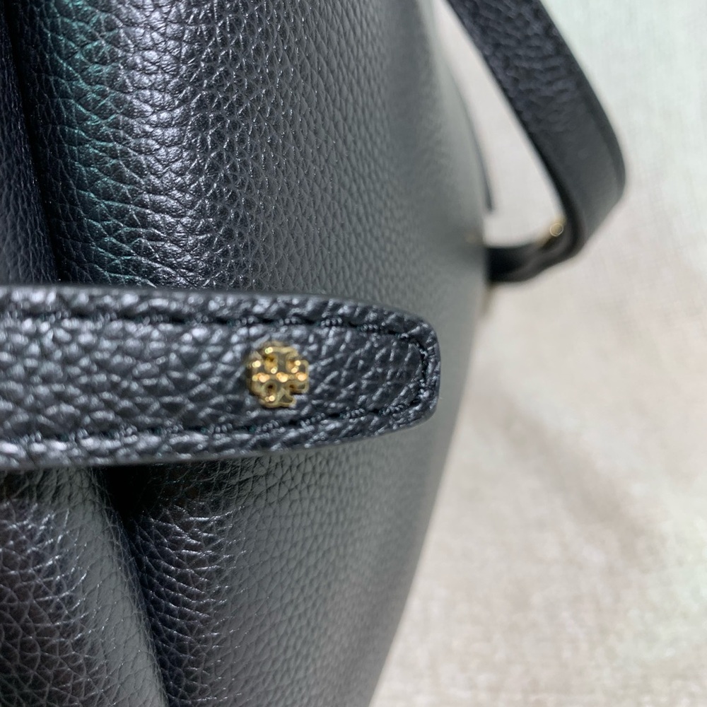 NEW Tory Burch Romy Black Bucket Bag/Satchel/Shoulder/Crossbody/Drawstring Tote - Picture 13 of 13
